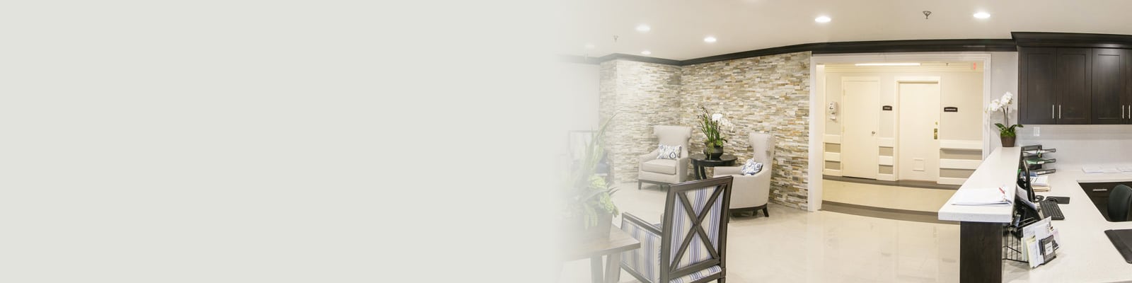 The lobby and front desk at Homestead